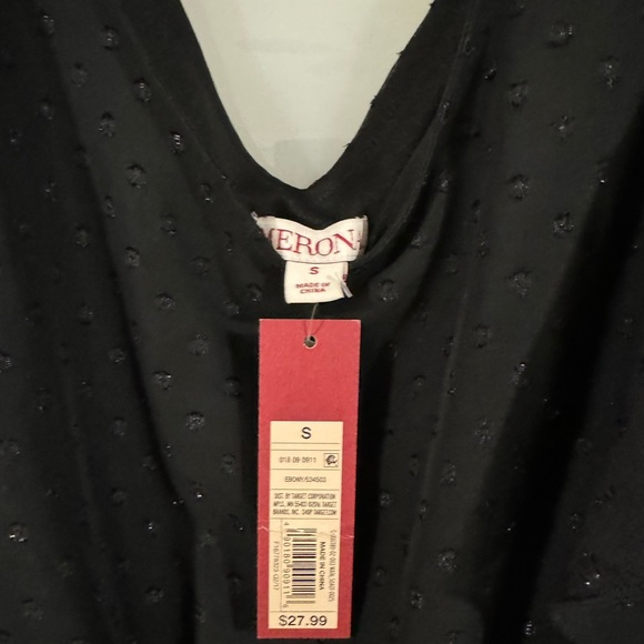 Black polka dot sparkle dress - Picture 4 of 5